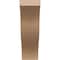 Ekena Millwork 5-inch W x 12-inch D x 16-inch H Funston Rough Cedar Woodgrain TimberThane Knee Brace, Primed BRCUR05X12X16FSTRCPR - alternate 2